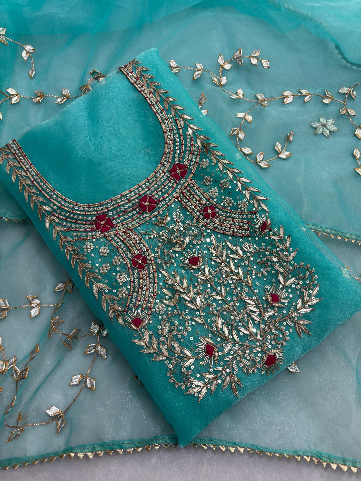 3 Piece Execusite Organza Suit in two colors