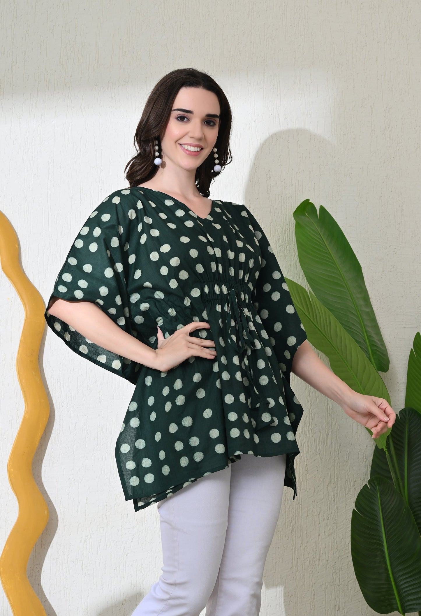 Embrald Polka Top
