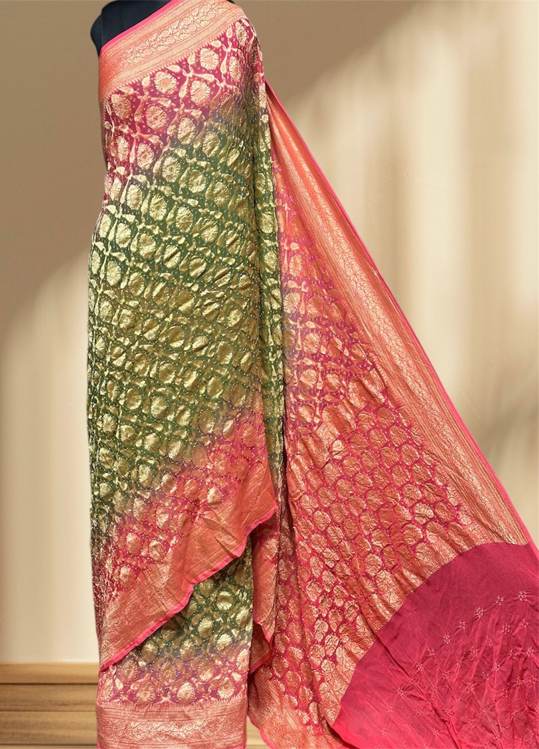 Pure Georgette Sarees by Jaipur hutz