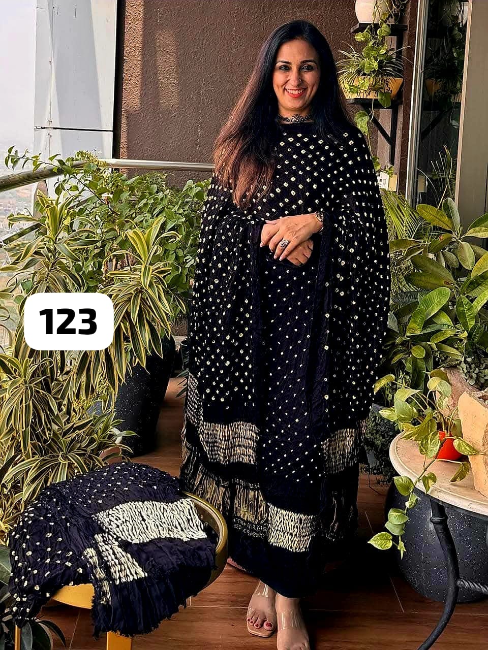 3  Piece Exclusive Modal silk unstitched suit in pure modal silk, 2.5 Mtrs each.