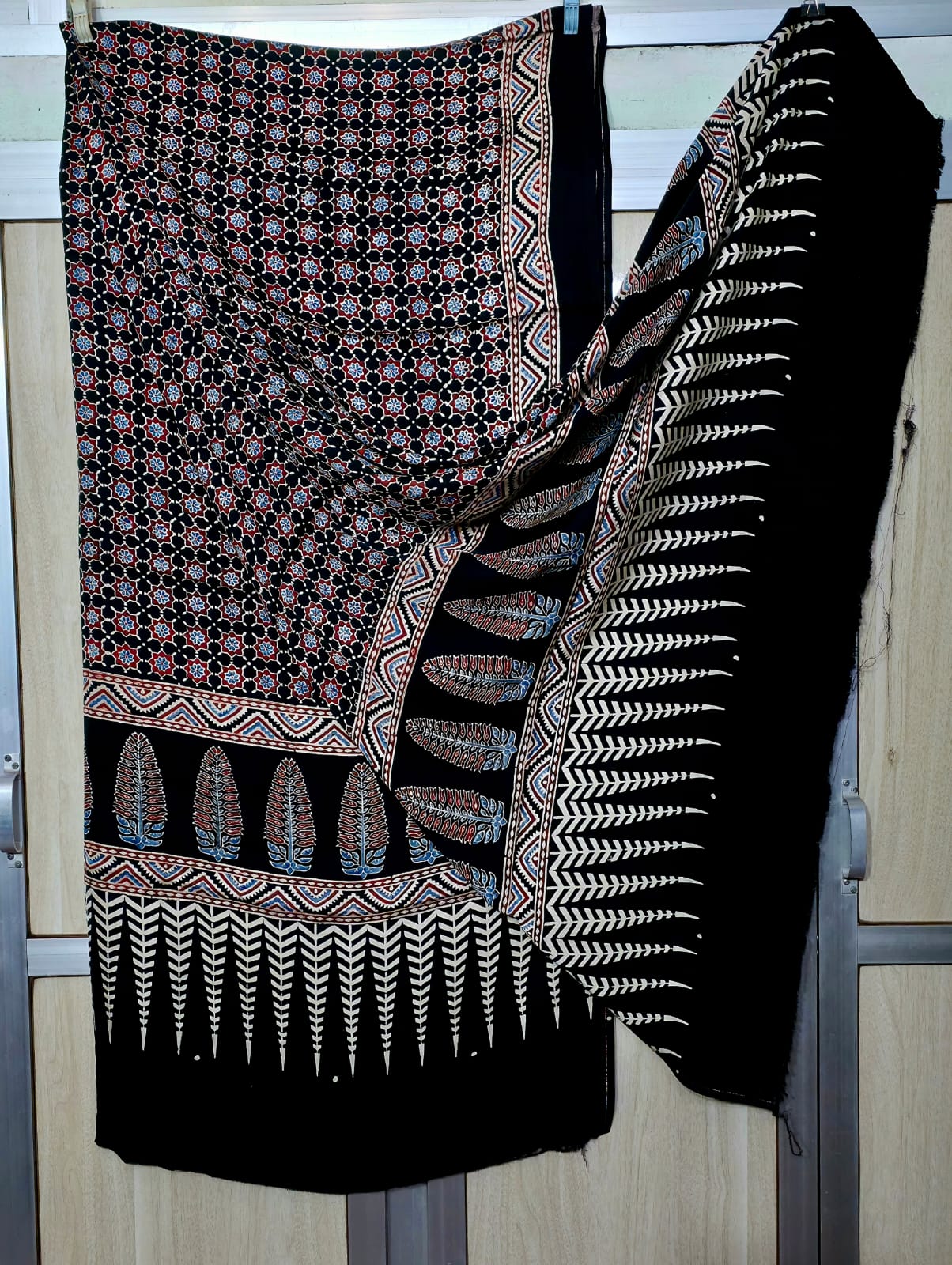 Pure Moda Silk Ajarakh Print Dupatta