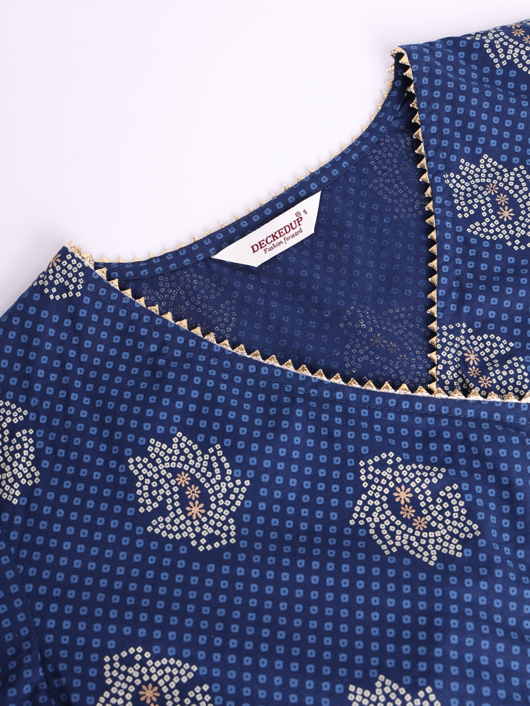 Blue Angrakha Style Co-Ord Set