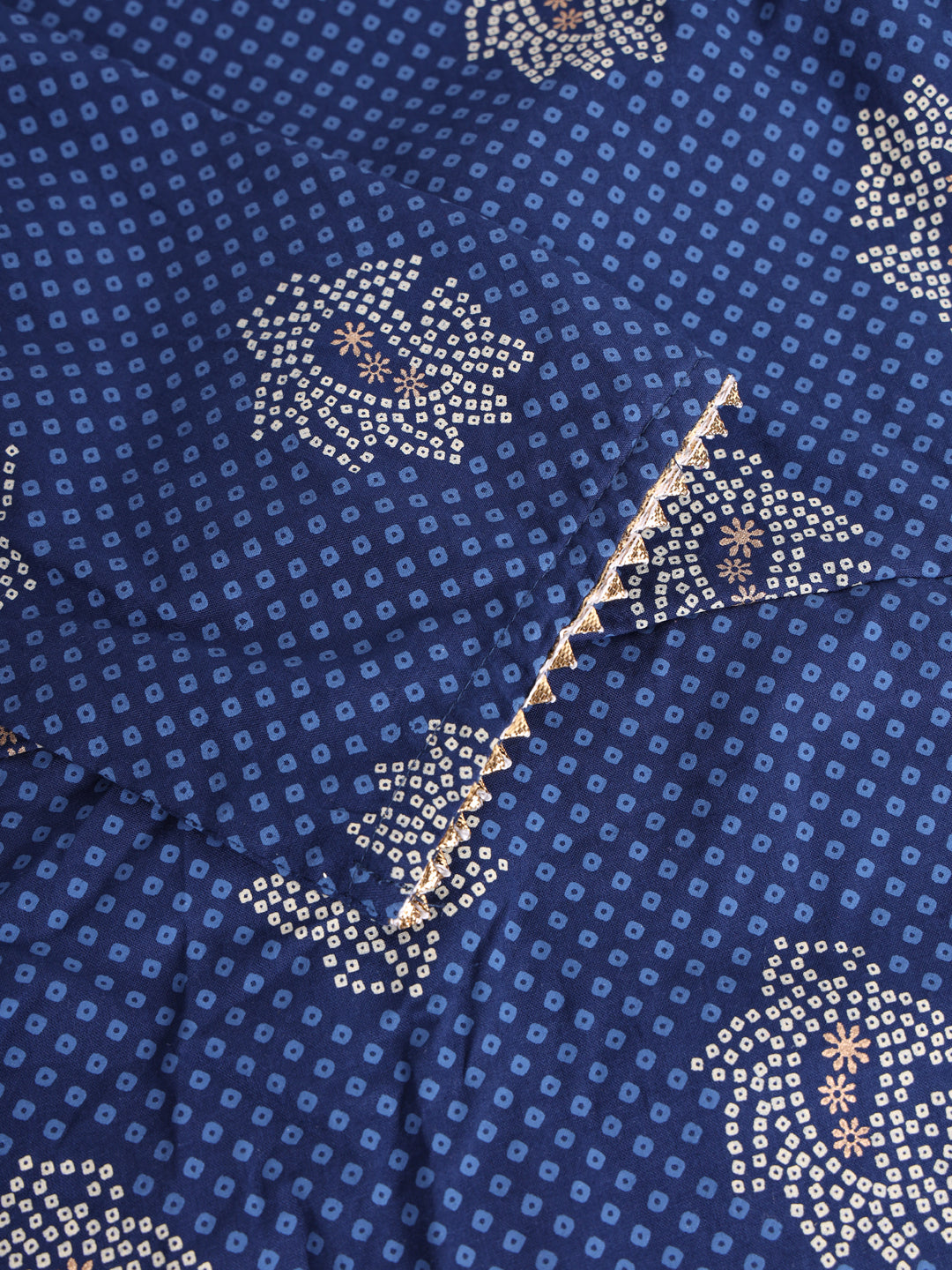 Blue Angrakha Style Co-Ord Set