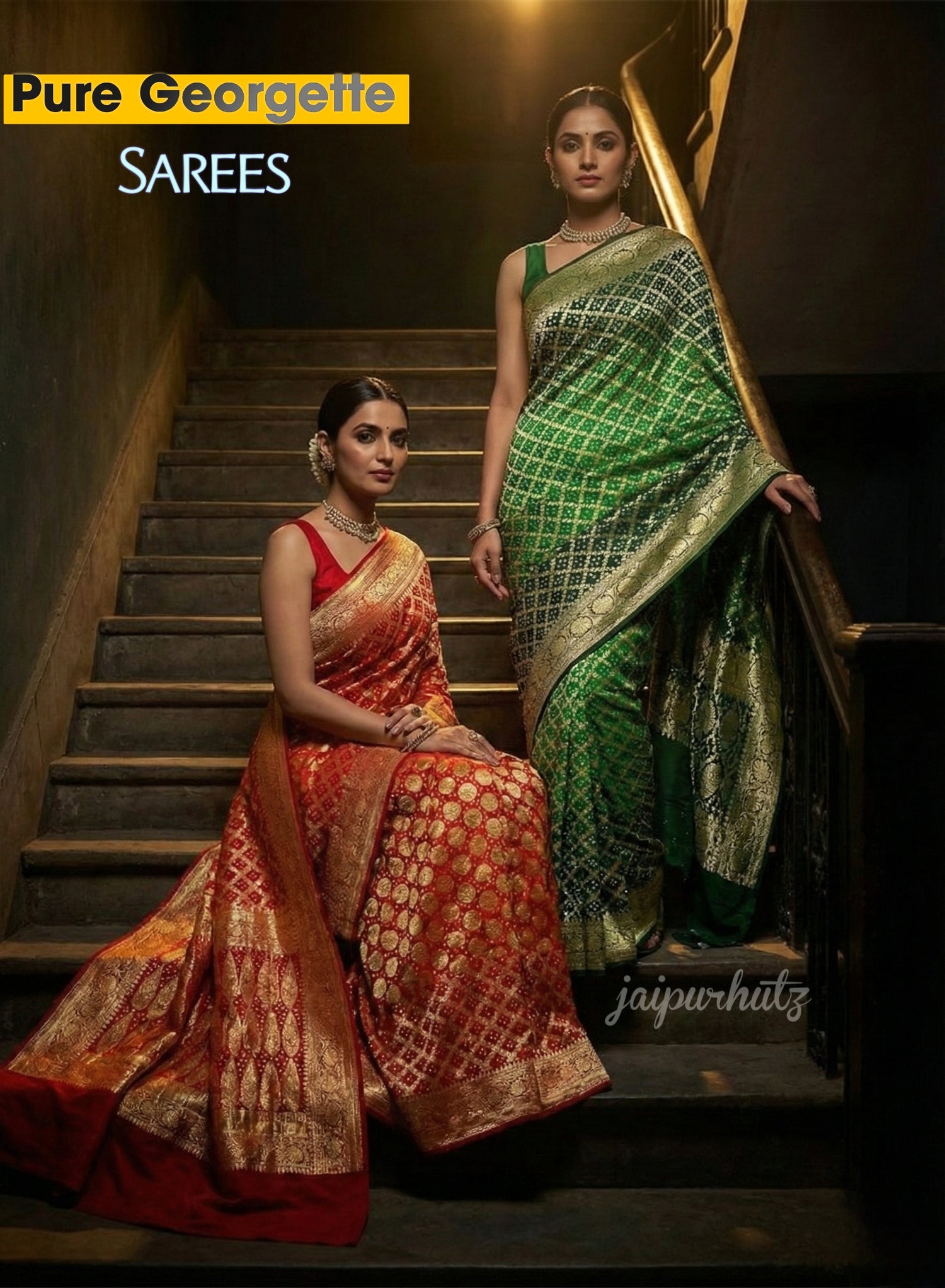 Pure Georgette Sarees