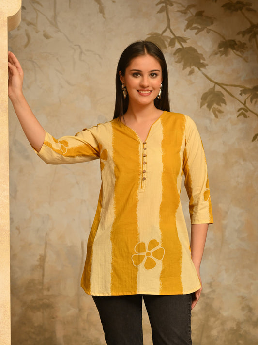 Yellow Flower Tunic