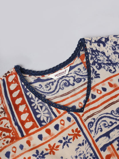 Printed stylish Tiered Dress