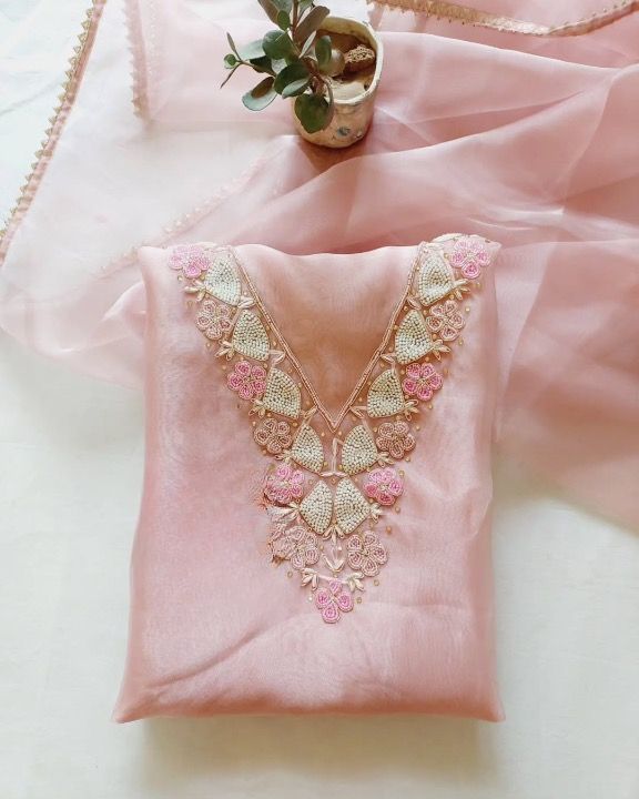 3 Piece simple&Elegant Organza Suit