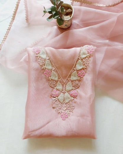 3 Piece simple&Elegant Organza Suit