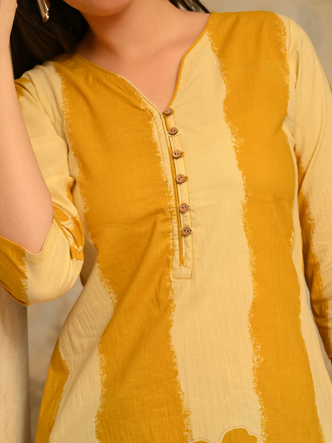 Yellow Flower Tunic