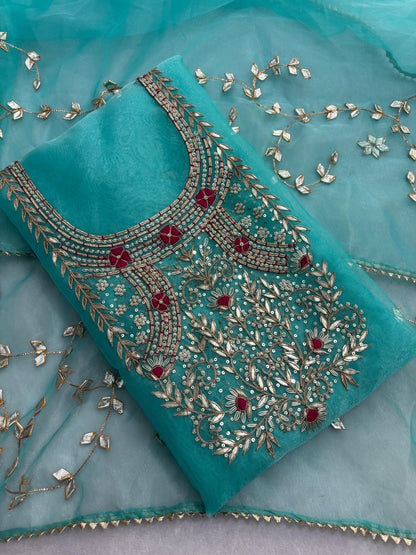 3 Piece Execusite Organza Suit in two colors