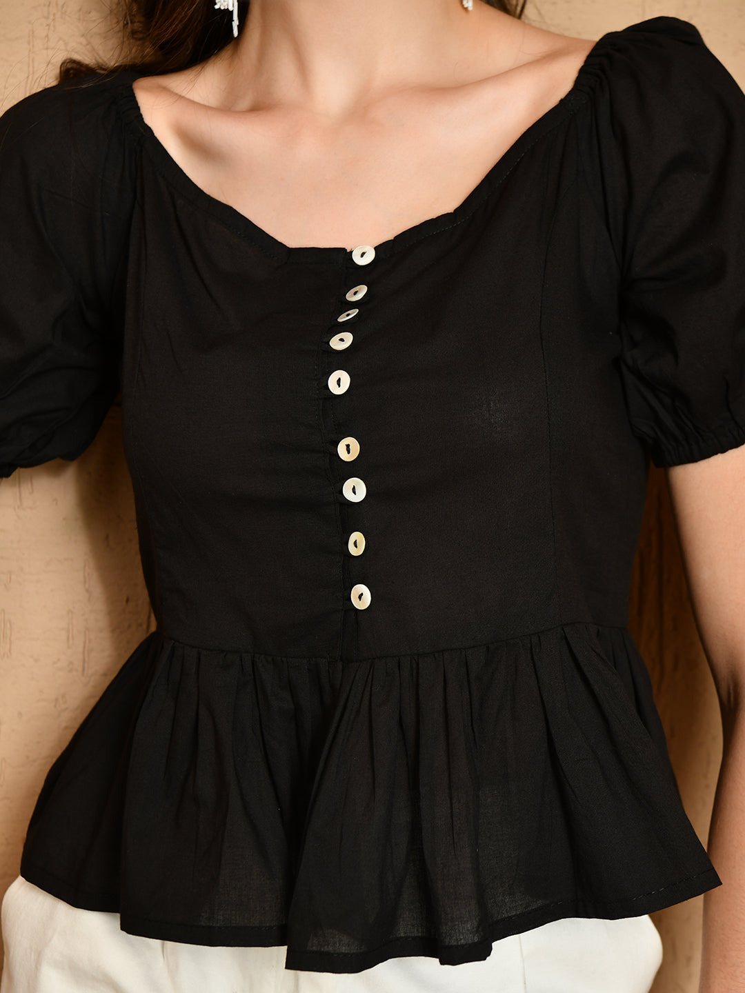 Bridgerton Black Top
