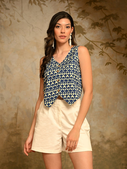 Indo Fusion Waiscoat Jacket