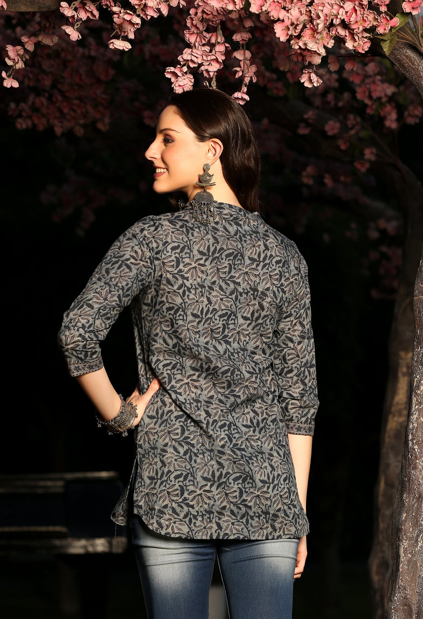 Jaipuri Earthy Block Tunic