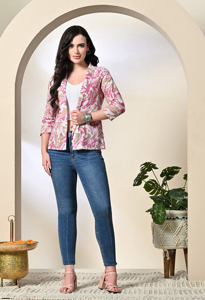 Loving Lavender Open Shrug