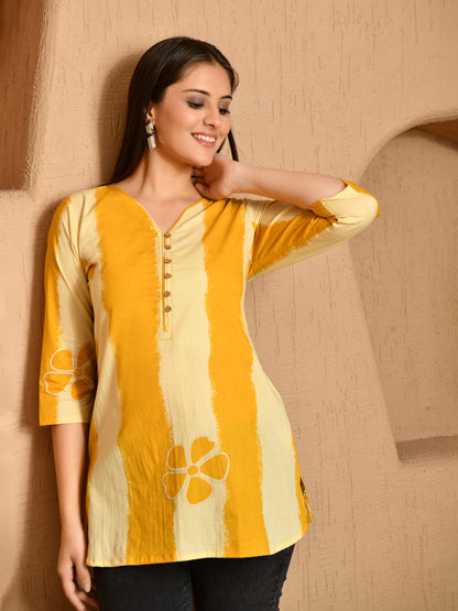 Yellow Flower Tunic