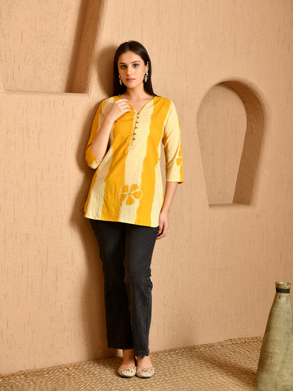 Yellow Flower Tunic
