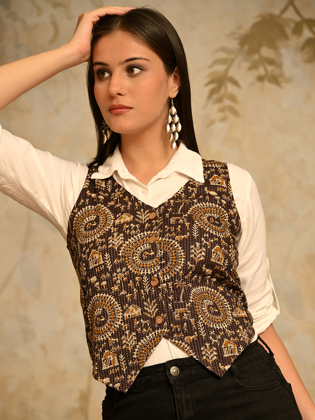 Warli Waiscoat Jacket