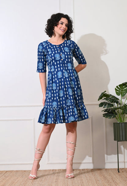 Indigo Rush Dress