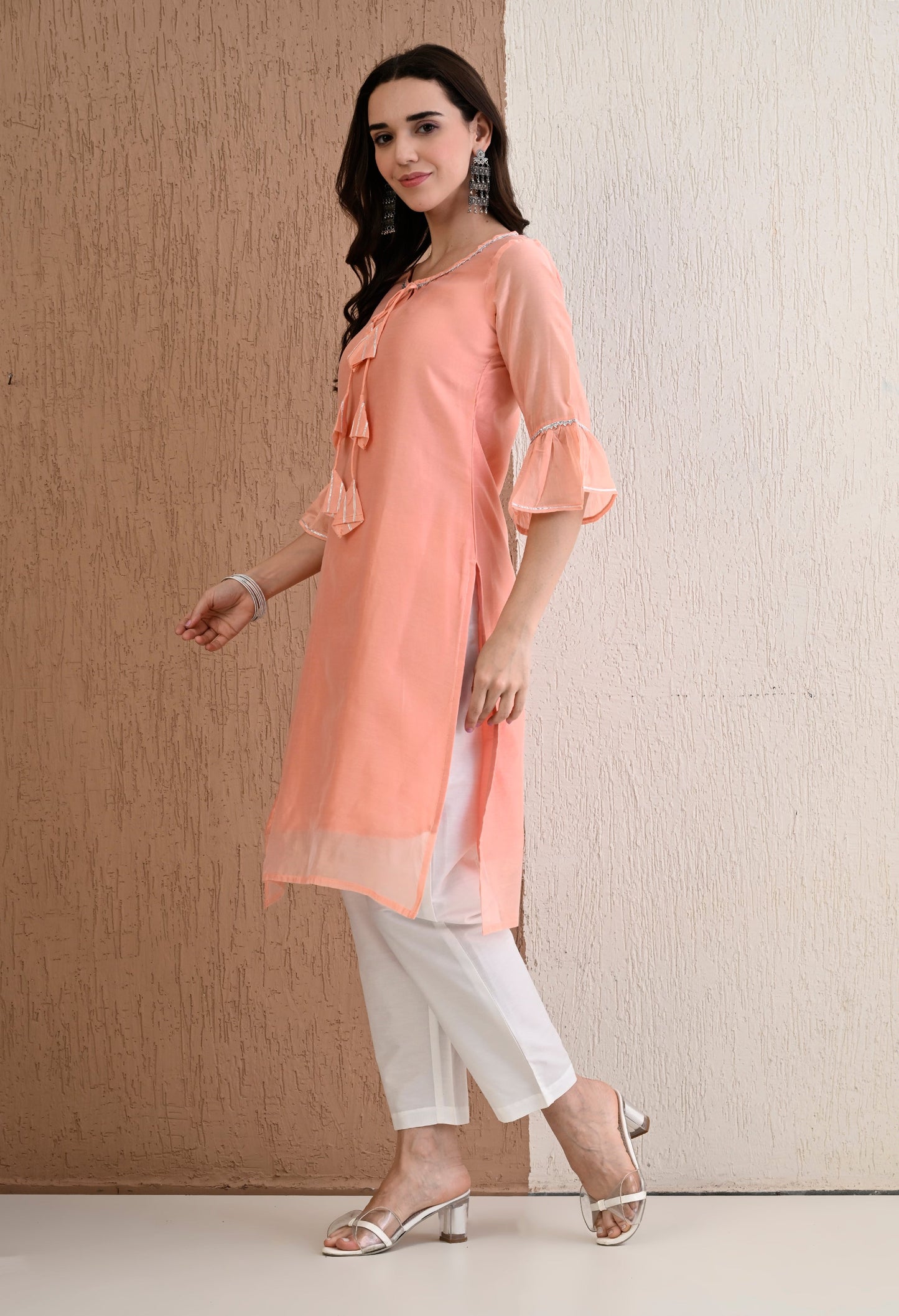 Oyster Kurta Pant Set