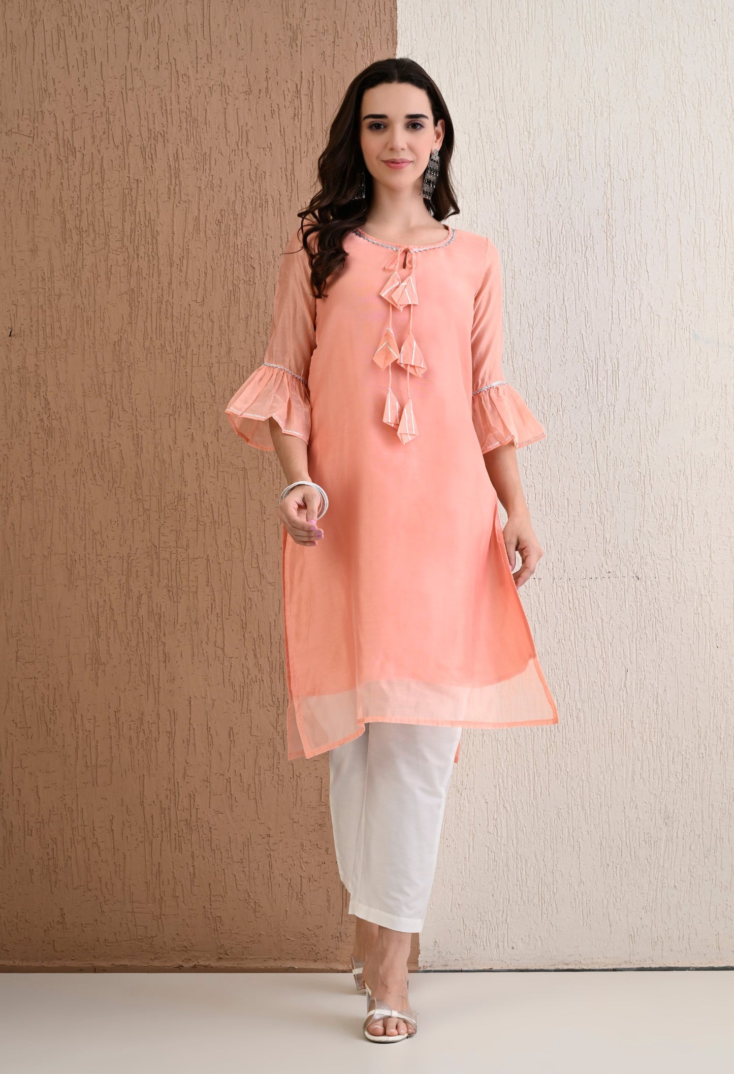 Oyster Kurta Pant Set