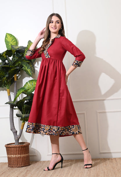 Kalamkari Craft Dress