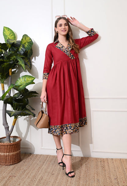 Kalamkari Craft Dress