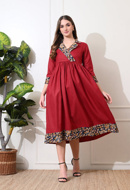 Kalamkari Craft Dress