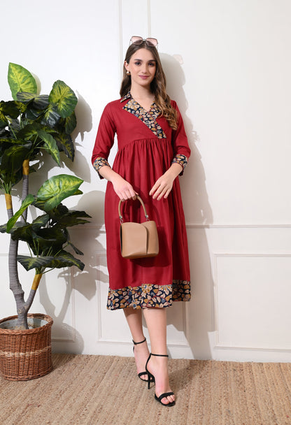 Kalamkari Craft Dress