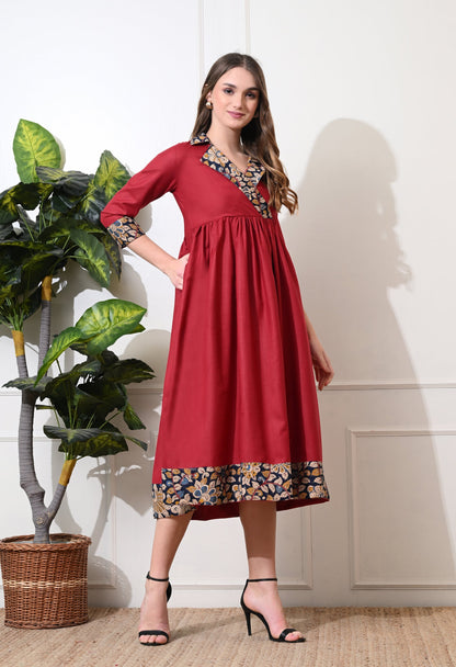 Kalamkari Craft Dress