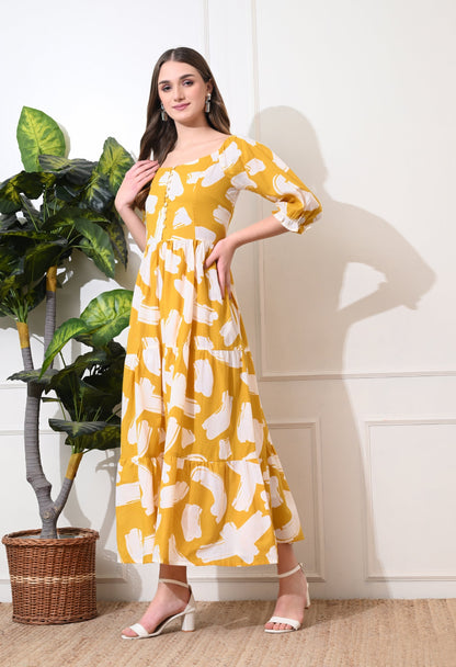 Honey Yellow Dress