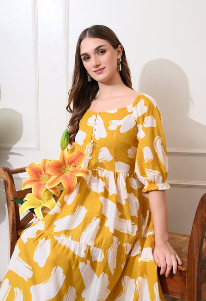 Honey Yellow Dress