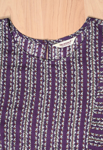 Smoking Cheveron A-line Dress