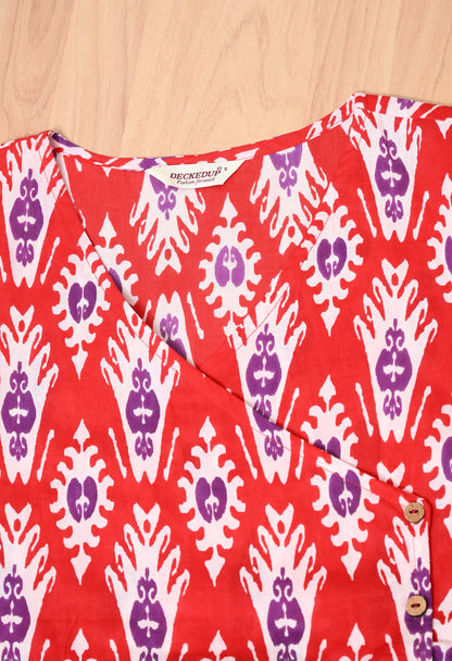 Red Wine Empire Dress