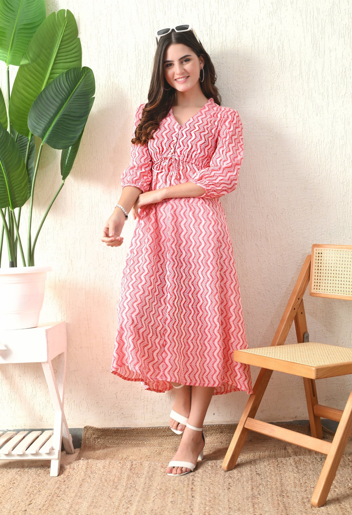 Peachy Wave Dress