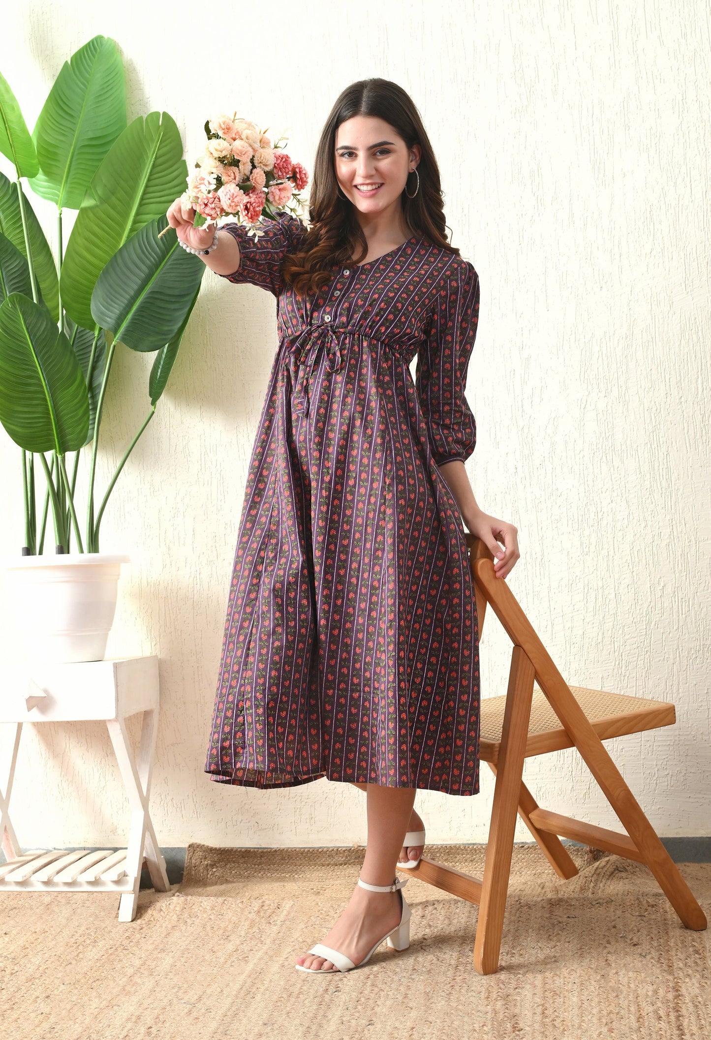 Purple Comfort Dress