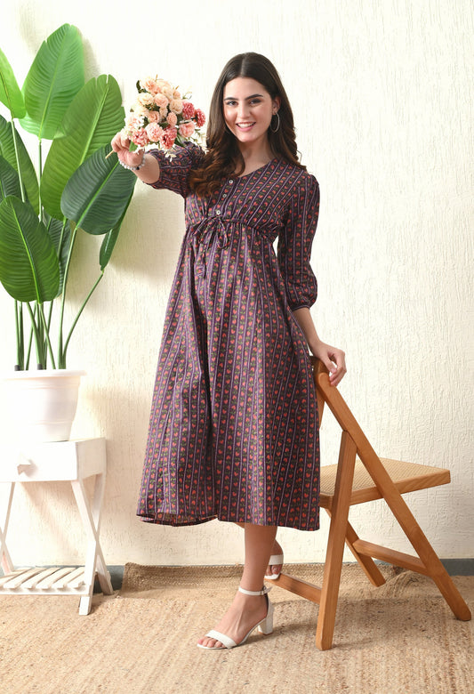 Purple Comfort Dress