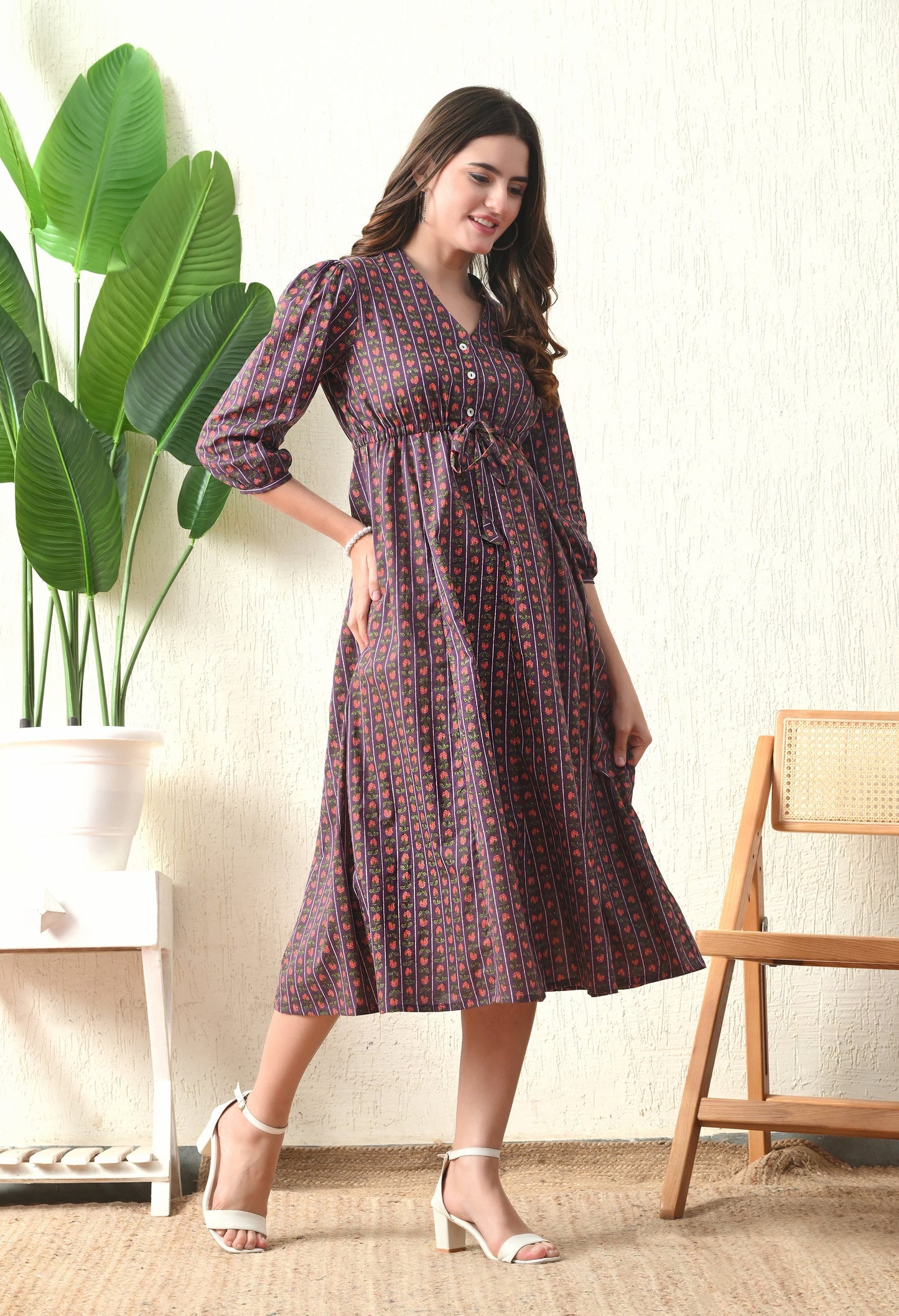 Purple Comfort Dress