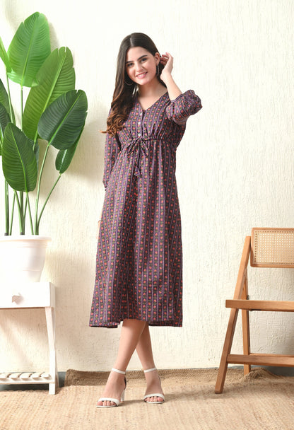 Purple Comfort Dress