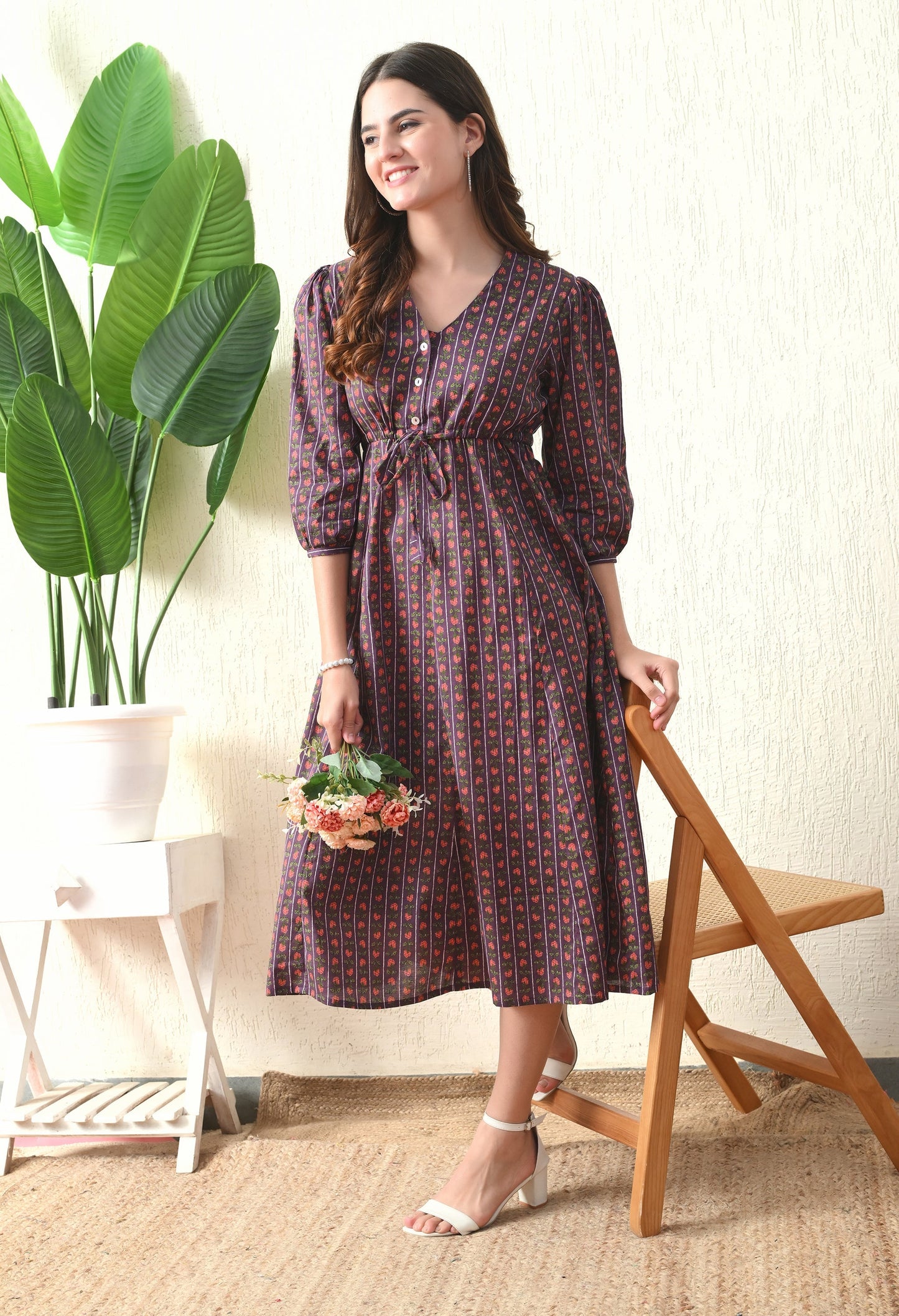 Purple Comfort Dress