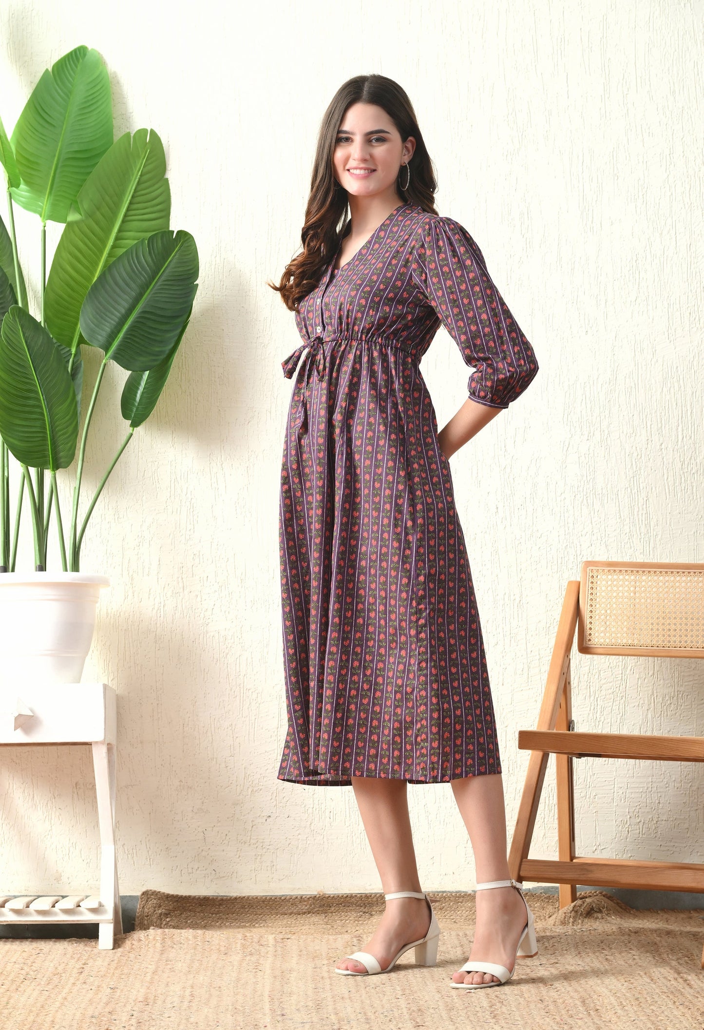 Purple Comfort Dress