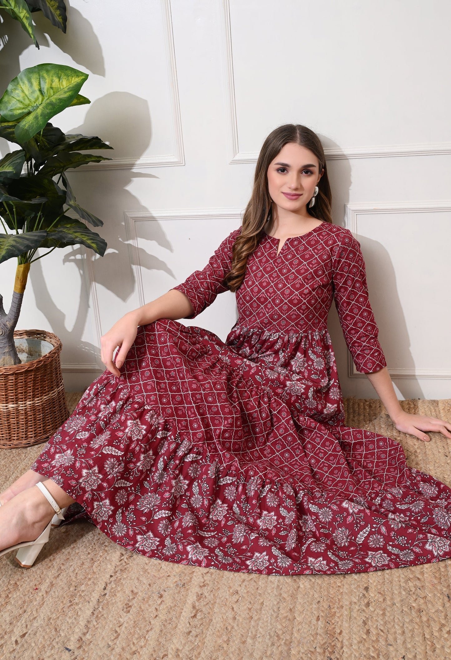 Ajrak Dales Dress