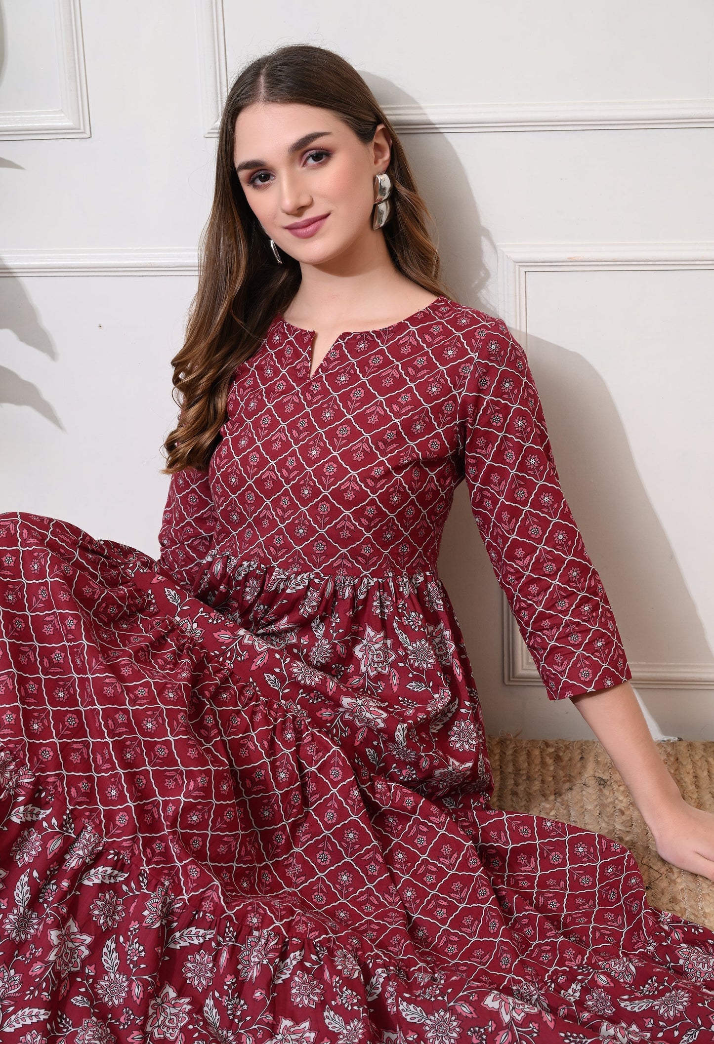 Ajrak Dales Dress