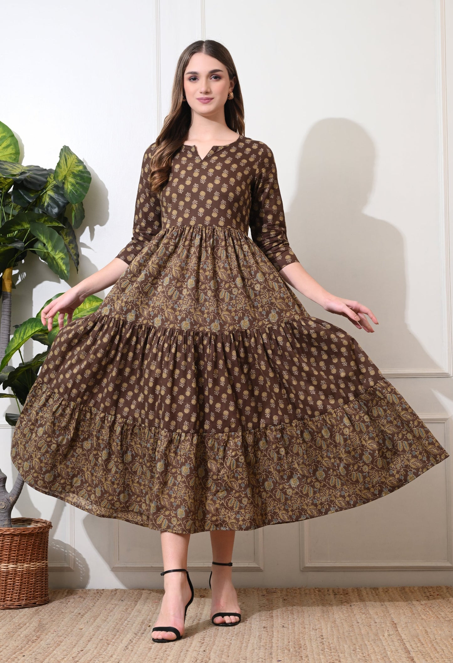 Brunt Ajrak Dress