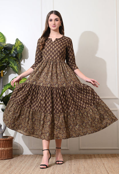 Brunt Ajrak Dress