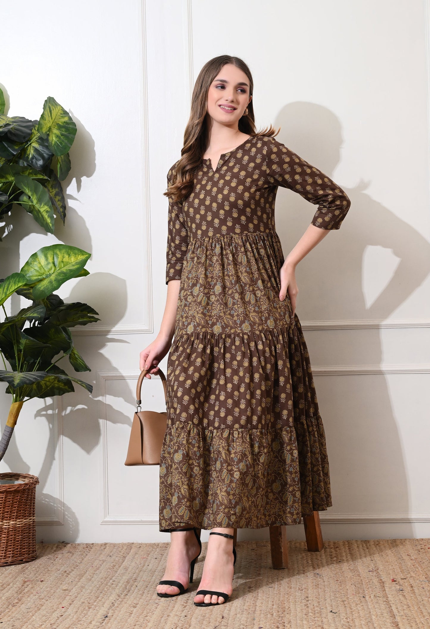 Brunt Ajrak Dress
