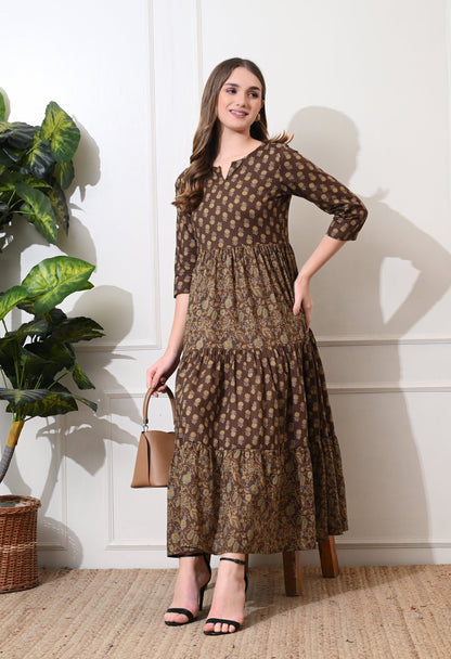 Brunt Ajrak Dress