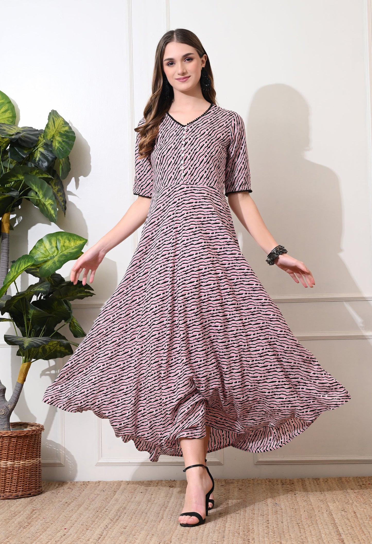 Rosewood Flair Dress