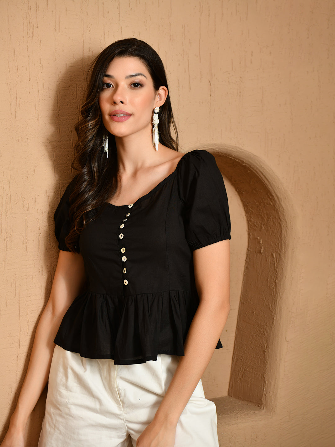 Bridgerton Black Top