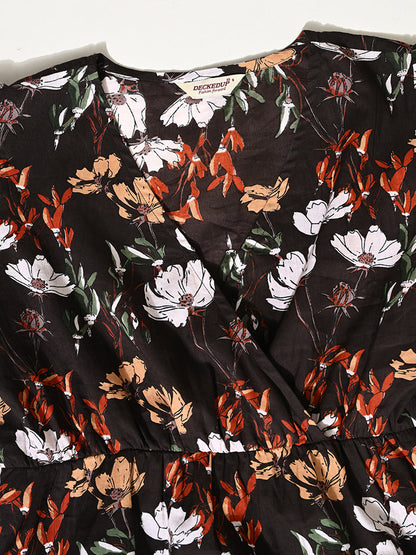 Steaming Coffee Maxi Dress