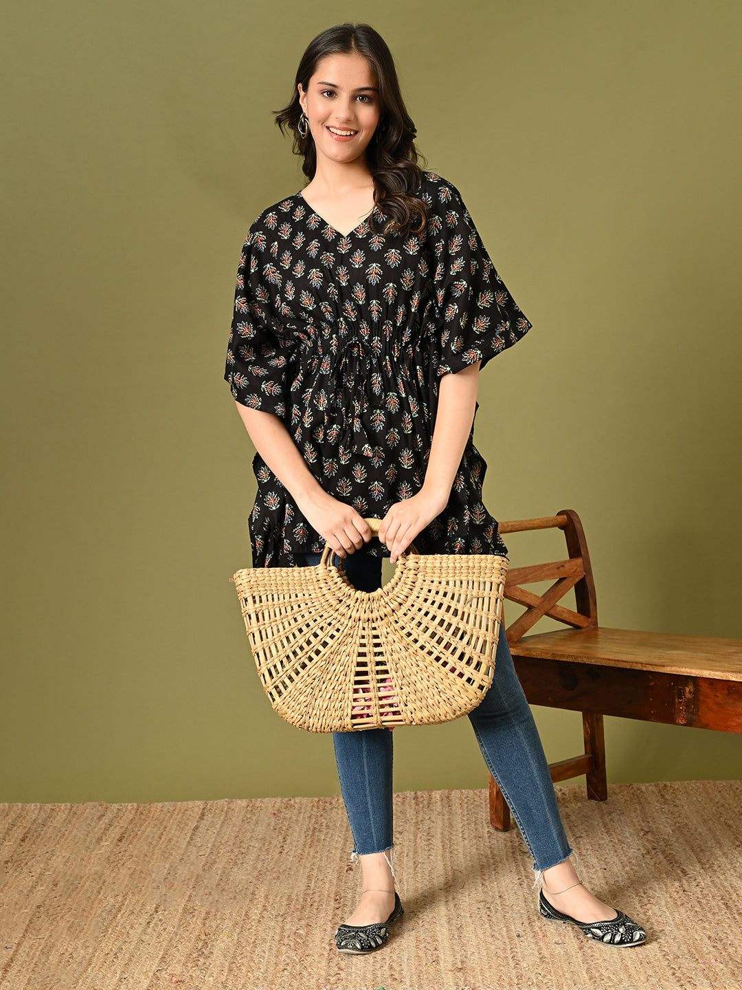 Ajrak Elegence Tunic